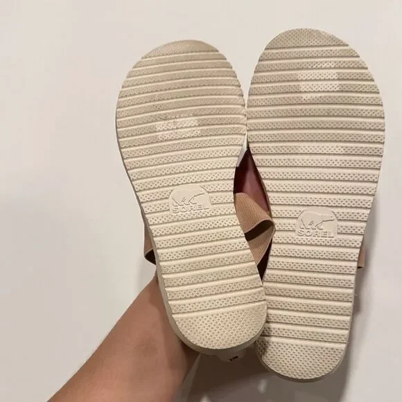 Sorel Women's Sandals in Tan and Gold - Picture 5 of 5